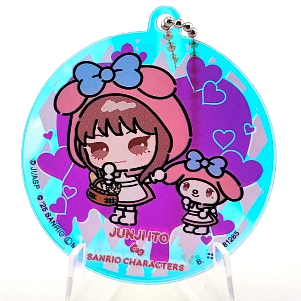 Deformed Tomie & My Melody - Bandai Junji Ito x Sanrio Blue Acrylic Charm